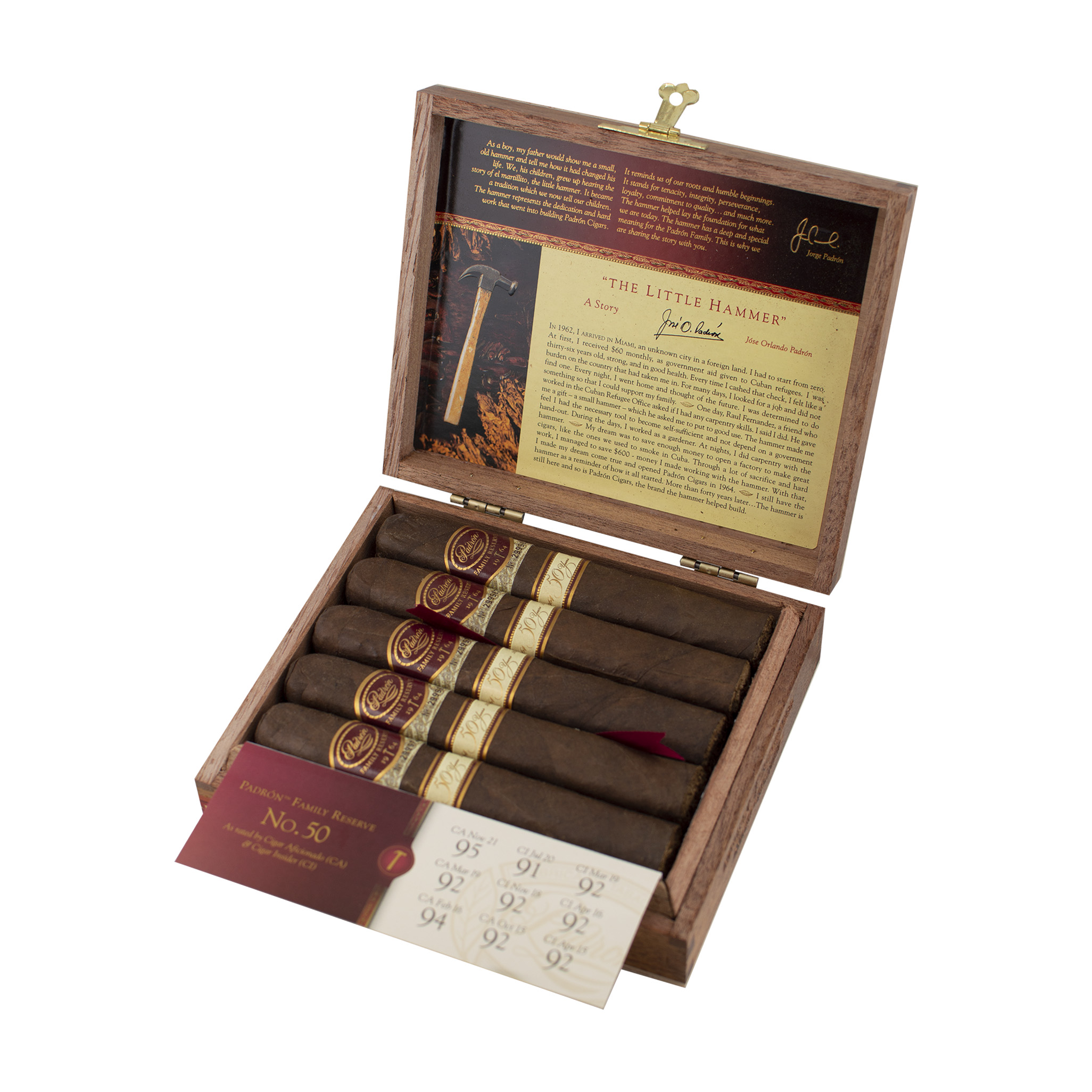 Padron Family Reserve No. 50 Maduro Robusto Cigar - Box